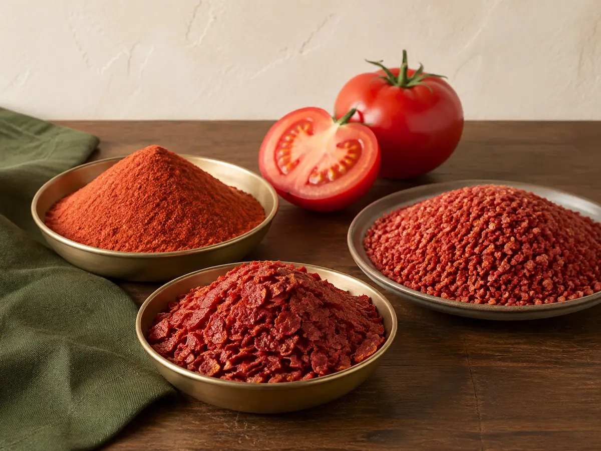 Tomato Powder, Flakes & Granules